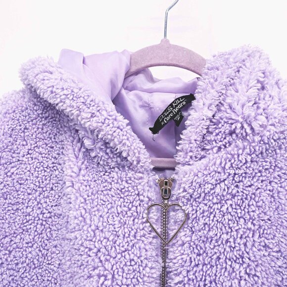 Dolls Kill x Care Bears Magic Warm Fuzzies Oversized Hoodie - Picture 3 of 9